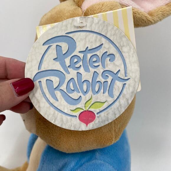 Nickelodeon Peter Rabbit Plush Stuffed Animal Cuddle Pillow Blue Shirt 18 Inch - Picture 8 of 14